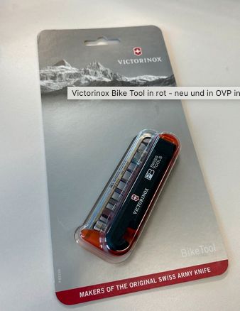 Swiss Tools Victorinox Bike Tool Multitool in rot, neu und in OVP in Frankfurt am Main