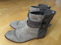 Zara Stiefeletten Wildleder Gr. 38 braun beige Bayern - Königsbrunn Vorschau