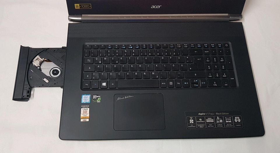 Laptop Acer GAMING Nitro V17. GTX 4GB/intel i7/3D/SSD+HDD/16GB in Düsseldorf