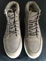 Sneaker high HUB Graues Nubukleder, weiße Sohle Größe 44 Bergedorf - Hamburg Lohbrügge Vorschau