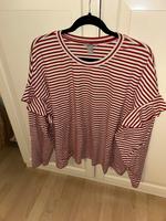 Shirt Langarmshirt Damen rot gestreift Gr 3XL 52/54 Neuwertig Nordrhein-Westfalen - Schwerte Vorschau