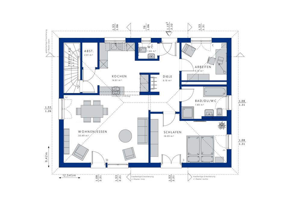 Toller Bungalow in Dahlheim mit Grundstück und Keller in Dahlheim Taunus