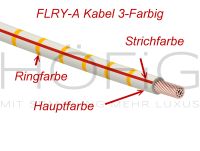FLRY-A Kabel 0,50mm² Dreifarbig Weiß / Rot / Gelb K-BUS E46 E39 Bayern - Emskirchen Vorschau
