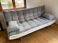 Graue gemütliche Couch mit Schlaffunktion Bayern - Regensburg Vorschau