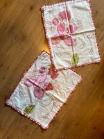 Kissenbezüge, rosa weiß mit Blumen Düsseldorf - Eller Vorschau