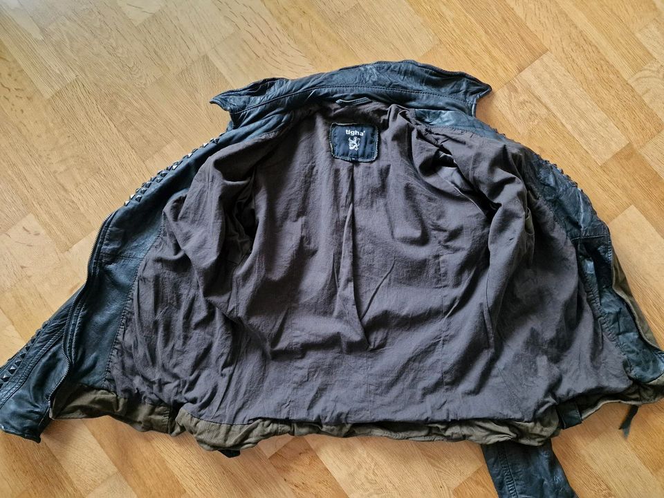 Tigha Lederjacke xl in Erkrath