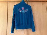 Adidas Jacke Blouson Bomberjacke XS petrol mit Print Bonn - Nordstadt  Vorschau