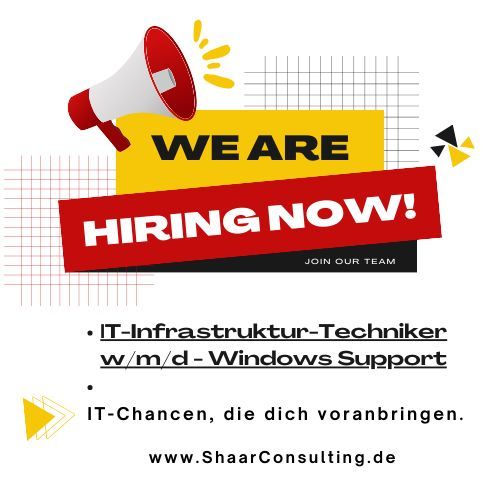 IT Jobprofis / Windows-Techniker (m/w/d) in Ulm