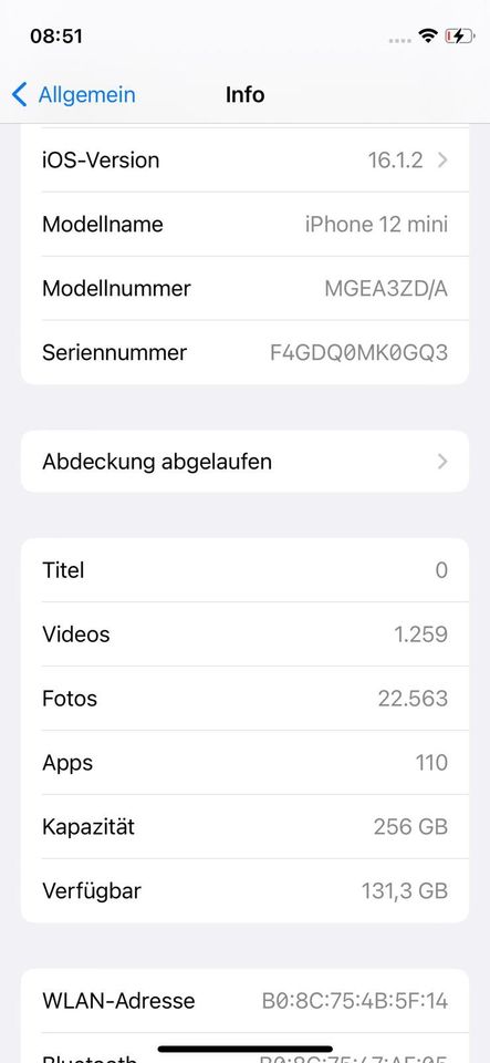 iPhone 12 mini 256 GB weiß in Konstanz