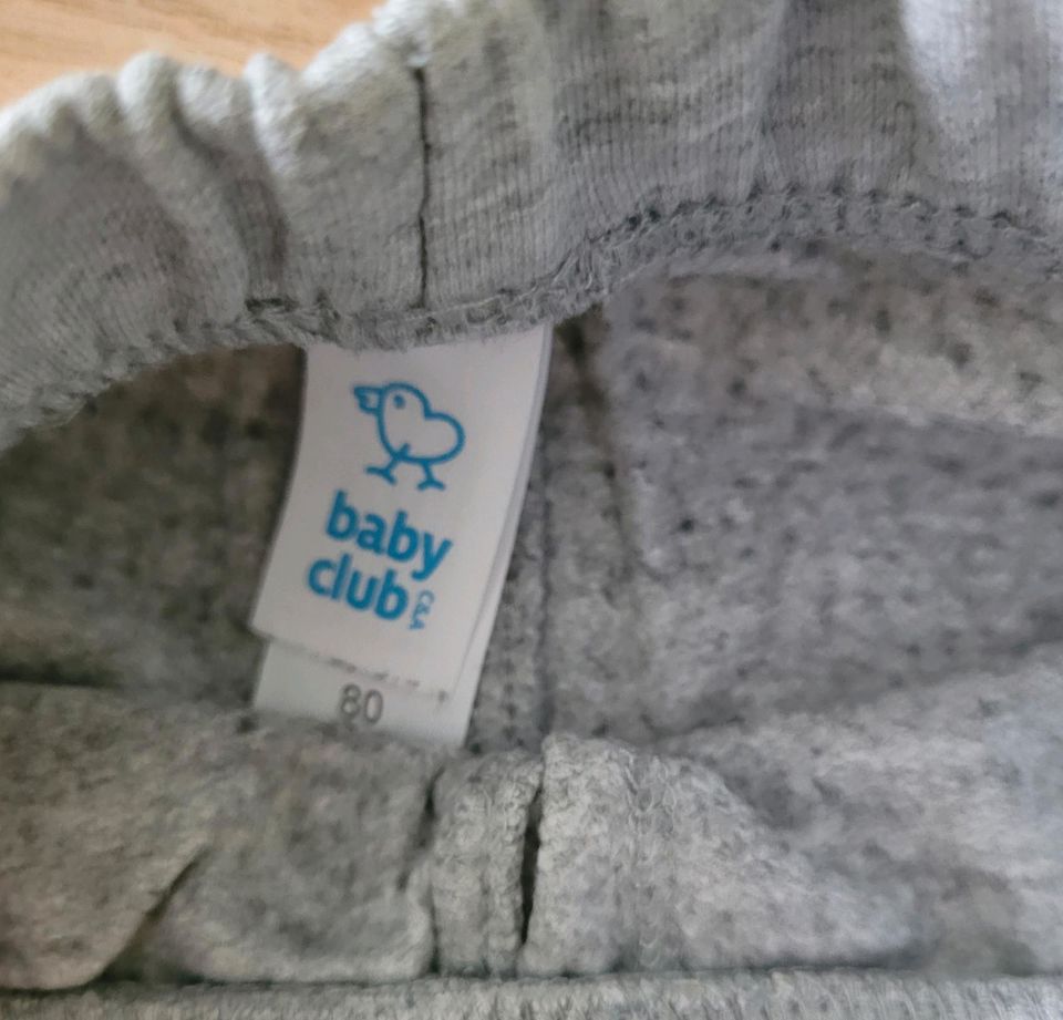 Babyclub Jogging Hose, grau, blau, Gr. 80 Junge Mädchen Kinder in Olsberg