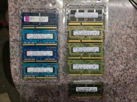 9 x 2GB DDR3 Sodimm Ram. Samsung und Kingston...Alles 29€ Bayern - Augsburg Vorschau