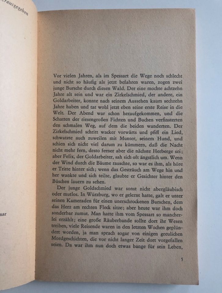 Buch: Das Wirtshaus im Spessart, von Wilhelm Hauff in Berlin