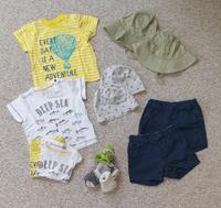 Kleiderpaket Junge Sommer Zwillinge Shirts Shorts Hüte Häfen - Bremerhaven Vorschau