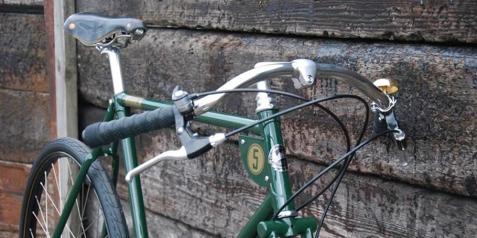 PASHLEY Speed 5 22,5" Sturmey British Racing Green NEU Herren Rad in Hatten