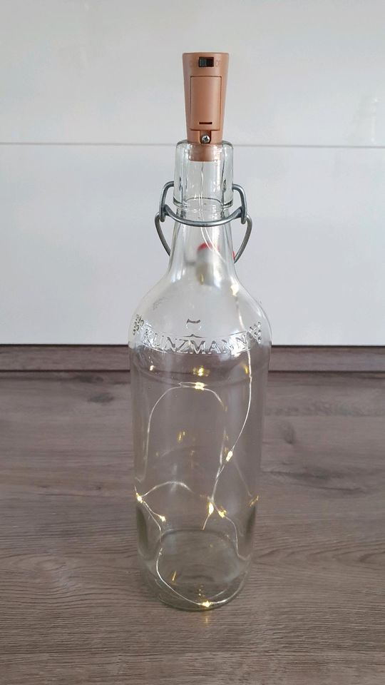 Kunzmann Bügelverschluß-Glasflasche --> Deko/ Vase/ Einweckglas in Dresden