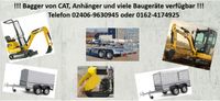 Minibagger, Rüttelplatte, Anhänger, Baumaschinen mieten leihen Nordrhein-Westfalen - Herzogenrath Vorschau