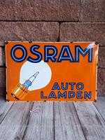 Osram Auto Lampen Emaille Schild Werbung Emailleschild Deko 60x40 Rheinland-Pfalz - Böhl-Iggelheim Vorschau