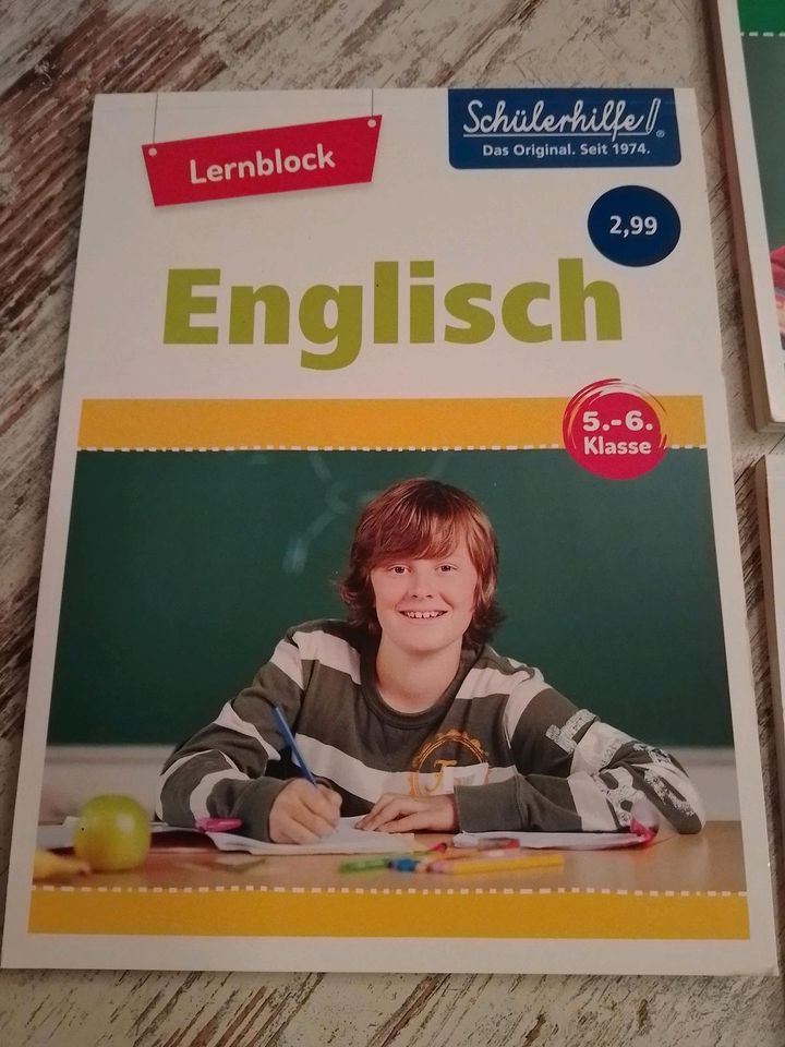 Biete Lernblöcke Klasse 5-6 Deutsch, Mathematik und Englisch in Groß Kordshagen