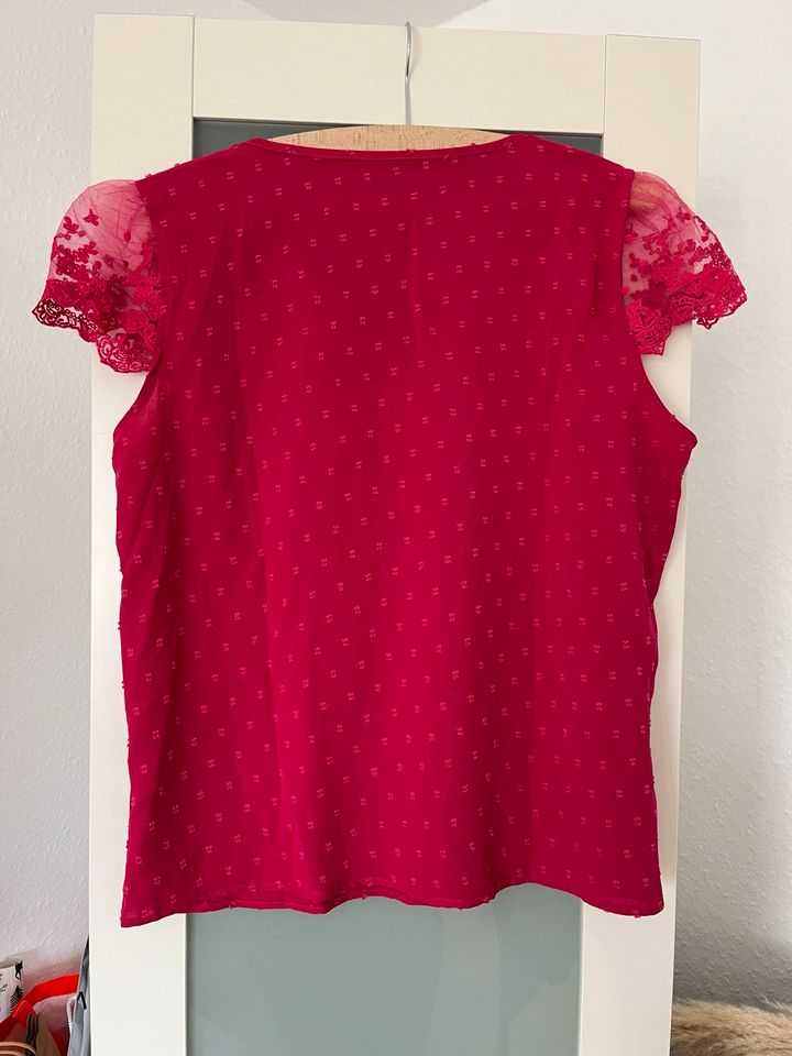 Bluse Pink mit spitze, Größe 40 in Lemgo