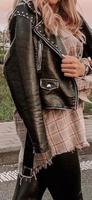 BERSHKA Kunstleder‘Jacke Schwarz M Nordrhein-Westfalen - Meerbusch Vorschau
