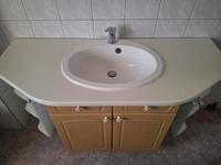 Badtisch, Waschbecken, Badschrank, Hängeschrank, Spiegel+Licht Sachsen - Wurzen Vorschau