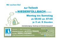 Arbeit / Teilzeit Reinigungskraft (m/w/div) in Niederfüllbach Bayern - Niederfüllbach Vorschau