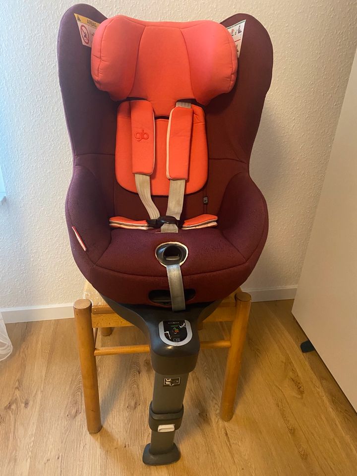 Reboarder GB Platinum VAYA i-Size rot Kindersitz 0-4 Jahre in Bottrop