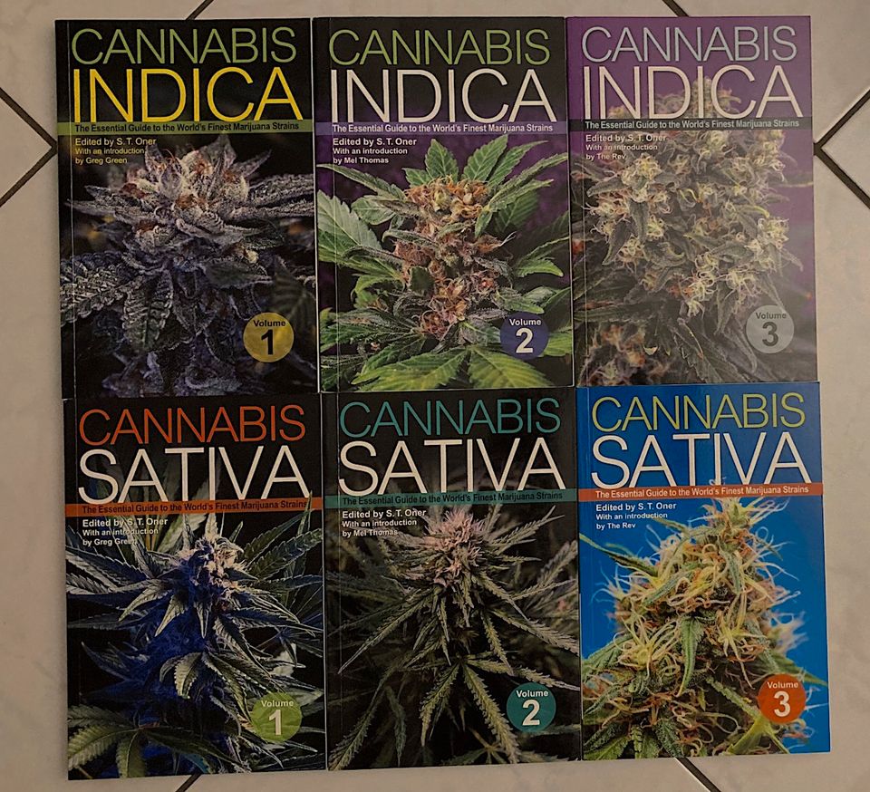 Cannabis Sativa/Indica S.T.Oner Buchreihe komplett Strainreviews in Mannheim