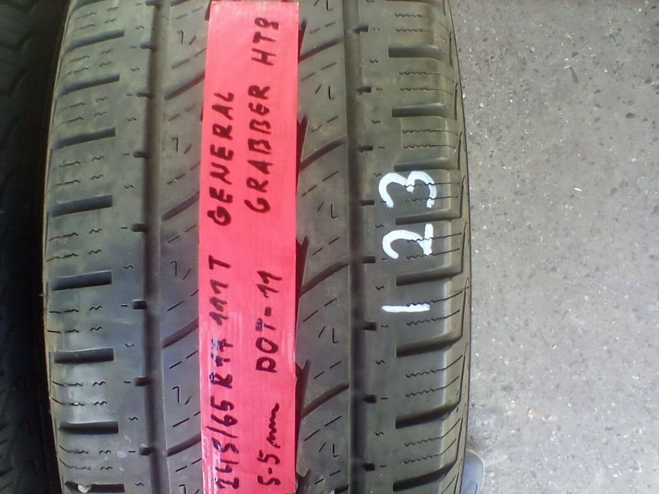 2x 245/65 R17 111T General Grabber HTS Gebraucht (123) in Waldshut-Tiengen