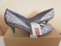 Pumps High Heels Gr. 39 silber grau Glitzer Rheinland-Pfalz - Ludwigshafen Vorschau