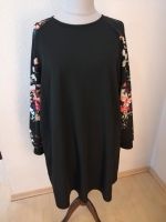 SHEIN Kleid Emery Rose  4XL 50 52 54 schwarz Ärmeldruck Blumen Baden-Württemberg - Brackenheim Vorschau