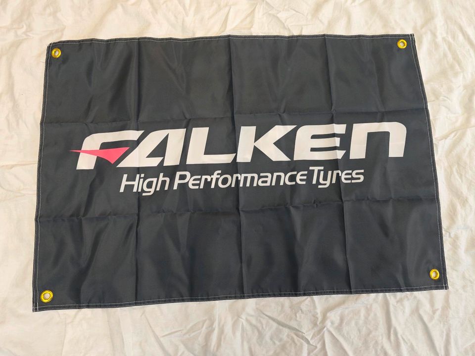 374 Falken Reifen Service Fahne Banner Flagge Garage Werkstatt in Chemnitz