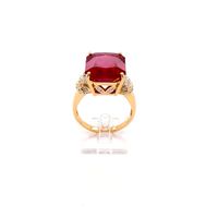 Ring Gelb Gold Brillant Farbstein Rot 750 Geschenk Schmuck 183687 Schleswig-Holstein - Lübeck Vorschau