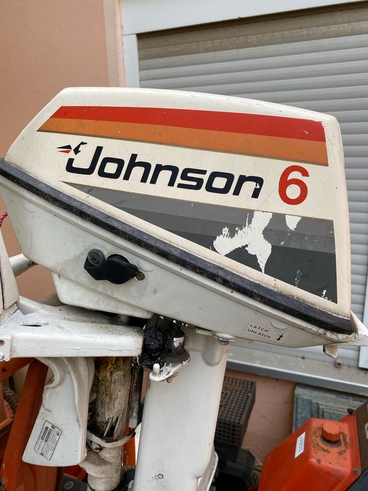 Johnson Sea Horse 6 PS Außenbordmotor/Außenborder in Falkensee