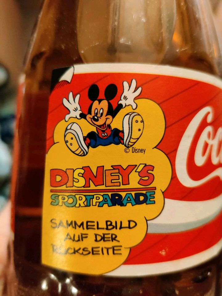 Coca Cola Flasche Disney 1994 original verschlossen mit Sticker in Dietzenbach