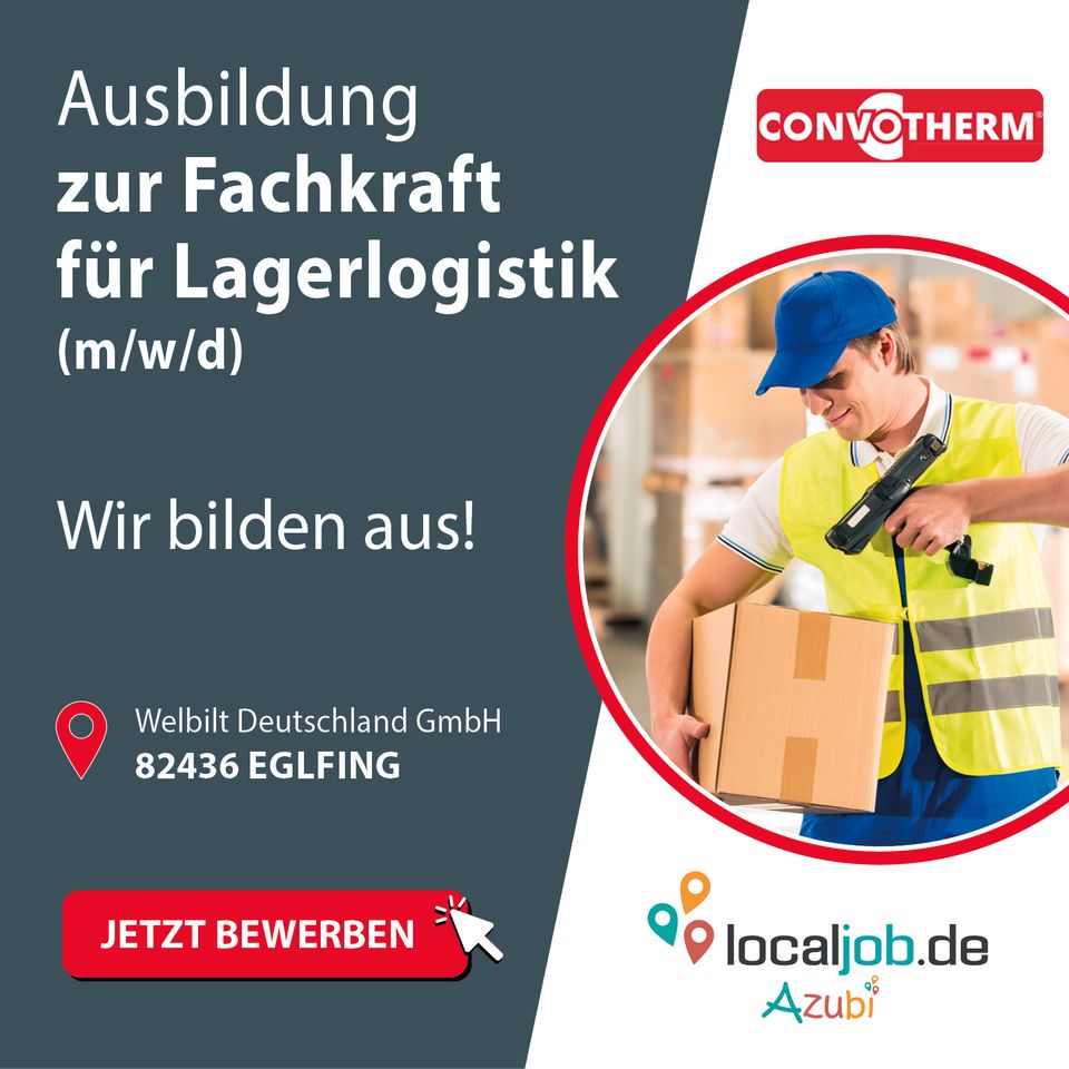 AZUBI zur Fachkraft für Lagerlogistik (m/w/d) in Eglfing gesucht | www.localjob.de in Eglfing