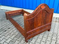 ANTIKES BETTGESTELL FRÜH BIEDERMEIER UM 1820 MAHAGONI FURNIER - Versand möglich 59 Euro - Wir sind für Sie da lokal in 86830 Schwabmünchen oder online ARTHOME24 Bayern - Schwabmünchen Vorschau