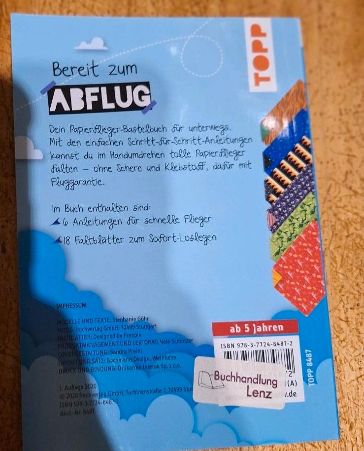 Buch TKKG, Papierflieger, Rätsel, optische Täuschungen, in Barmstedt