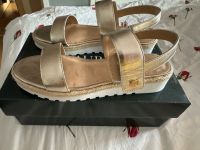 Lauren Ralph Lauren Sandalen Gold Hessen - Münster Vorschau