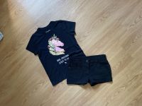 Arizona Stretch Jeans Shorts Abercrombie Einhorn Shirt 140/146 Thüringen - Sonneberg Vorschau