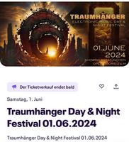 1x Ticket Traumhänger Festival 01.06.24 München Obergiesing-Fasangarten - Obergiesing Vorschau