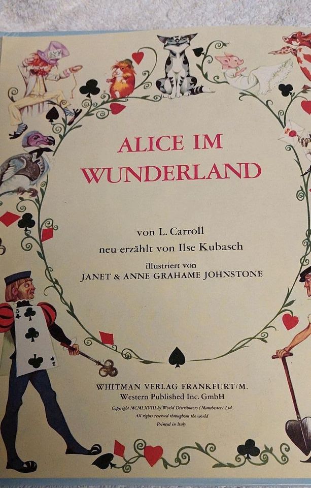 Kinderbuch Alice im Wunderland in Mönchengladbach