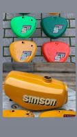 SUCHE Simson Tank Seitendeckel Originallack Saharabraun DDR Ori Sachsen - Frohburg Vorschau