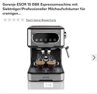 Kaffeemaschine mit inkl. Milchaufschäumer & Kaffeemühle Bayern - Augsburg Vorschau