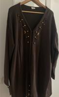 Feste braune Strickjacke mit Holzperlen  gr 56/58 Schleswig-Holstein - Witzhave Vorschau
