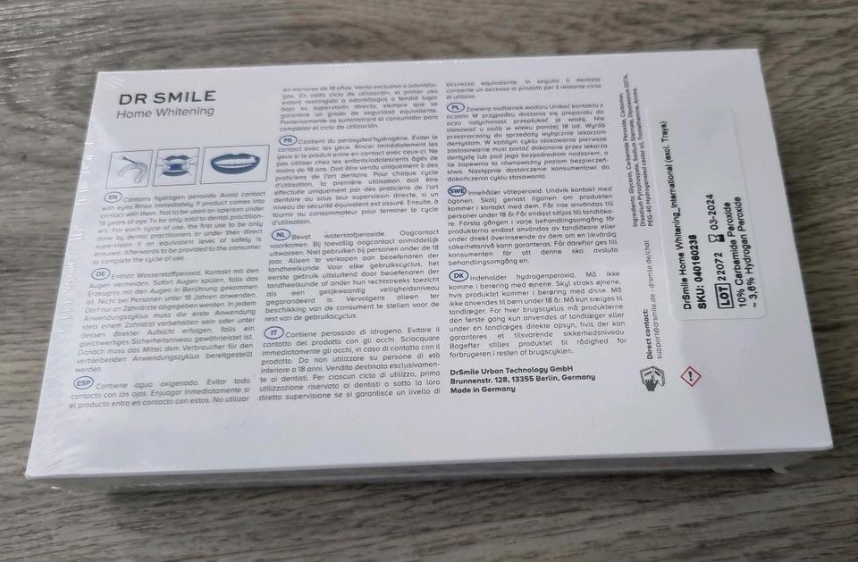 DR SMILE Home Whitening Bleaching 03-2024 in Friedrichshafen