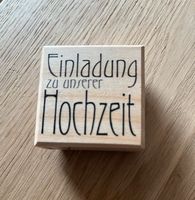 Embossing Stempel Einladung zu unserer Hochzeit Bayern - Bad Tölz Vorschau