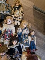 Konvolut 19 Porzellan-Puppen Sammler-Puppen im Set Sachsen - Olbersdorf Vorschau