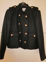 schwarze Jacke Zara XL Military Stil goldene Knöpfe Rheinland-Pfalz - Bruchmühlbach-Miesau Vorschau