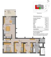 *** 4-Zimmer-Wohnung im 1. OG mit Südbalkon - Neubau Mehrfamilienhaus mit 15 Einheiten *** Bayern - Sontheim Vorschau